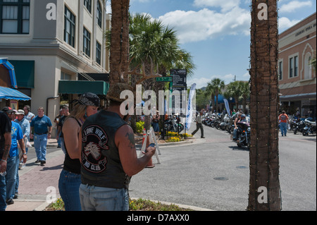 Leesburg, Florida USA Bikefest 2013, Welten größte 3-tägige Motorrad & Musikveranstaltung April 26-28 Stockfoto