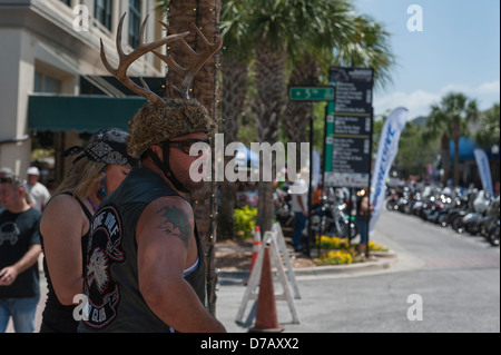 Leesburg, Florida USA Bikefest 2013, Welten größte 3-tägige Motorrad & Musikveranstaltung April 26-28 Stockfoto