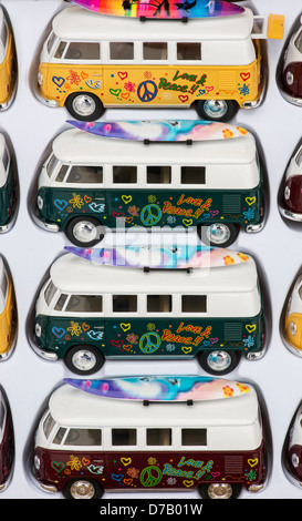 VW Volkswagen Camper van Modell Spielzeug Stockfoto