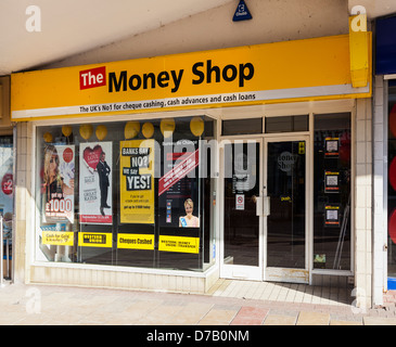 Der Geld-shop Stockfoto