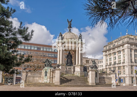 Das Victoria Memorial in Derby Square Liverpool. Stockfoto