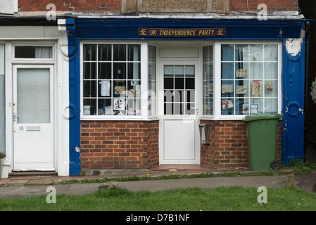 UKIP Partei Büro. Untere grüne Straße. Rusthall. Tunbridge Wells. Kent UK. Ca. 2013 Stockfoto