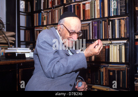 Professor Isaias (Yeshayahu) leibowitz Stockfoto