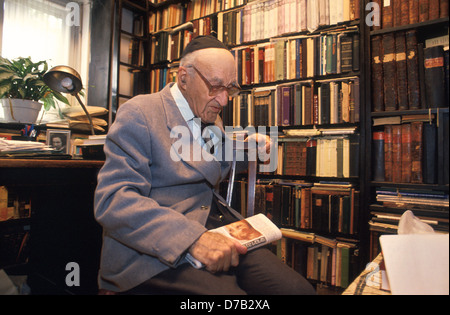 Professor Isaias (Yeshayahu) leibowitz Stockfoto