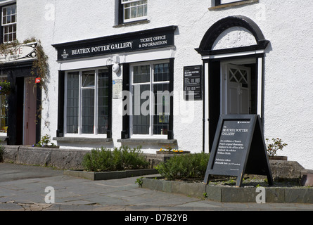 Beatrix-Potter-Galerie in Hawkshead, Cumbria, Nationalpark Lake District, England UK Stockfoto