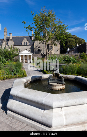 Cowbridge Physic Garden in voller Blüte Stockfoto