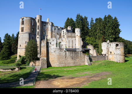 Burgruine Beaufort oder Belfort, Luxemburg, Europa, Europa, sterben Burgruine Beaufort Oder Belfort, Luxemburg Stockfoto