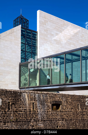 Historischen Fort Thuengen, Museum Gebäude des Musée d ' Art Moderne Grand-Duc Jean Mudam, Kirchberg-Plateau, Luxemburg-Stadt, Europa Stockfoto