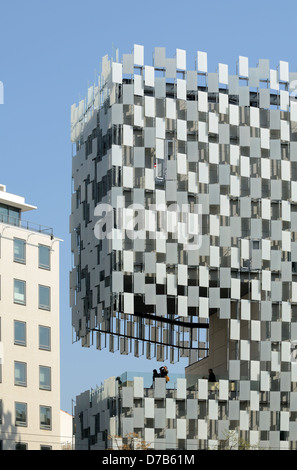 FRAC Art Gallery or Art Museum (2013) and Third Floor Gallery or Terrace by Kengo Kuma Marseille Provence France Stockfoto