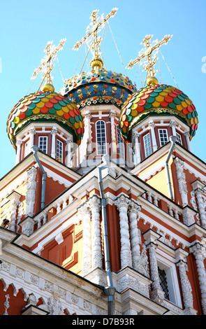 Kuppeln der Kirche Geburt die Heilige Muttergottes Stockfoto