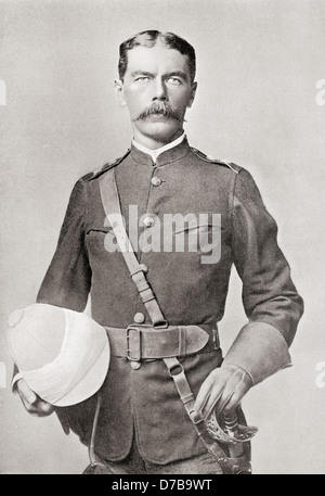 Lord Kitchener im Jahr 1882 als Major der Ägyptischen Kavallerie. . Feldmarschall Horatio Herbert Kitchener, 1. Earl Kitchener, 1850 - 1916. Britischer Feldmarschall. Stockfoto