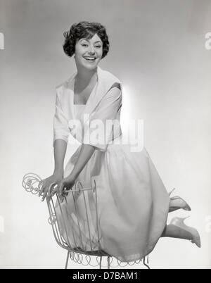 Bild von Caterina Valente, fotografiert in den 1950er Jahren. Stockfoto