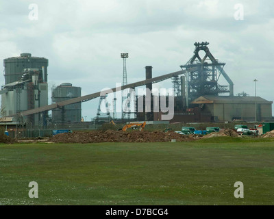 Redcar hüttensandhaltigen Stockfoto