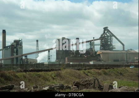 Redcar hüttensandhaltigen Stockfoto