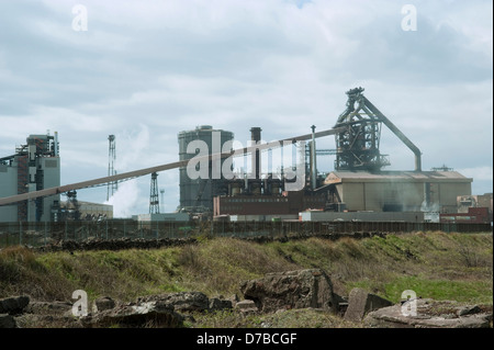 Redcar hüttensandhaltigen Stockfoto