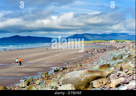 Glenbeigh Rennen am Rossbeigh Strand Kerry Stockfoto