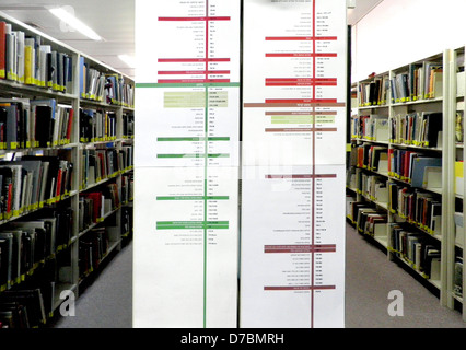 Die Bibliothek an der Bezalel Academy Of Arts And Design, Jerusalem Stockfoto