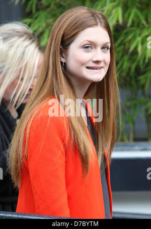 Bonnie Wright außerhalb der ITV Studios London, England - 26.05.11 Stockfoto