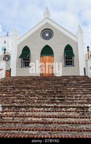 St.-Petri anglikanische Kirche, St. George's, Bermuda. UNESCO-historische Stätte. Stockfoto