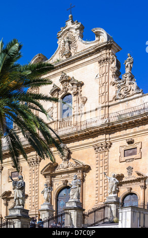 Europa Italien, Sizilien, Modica, Kirche San Pietro Stockfoto