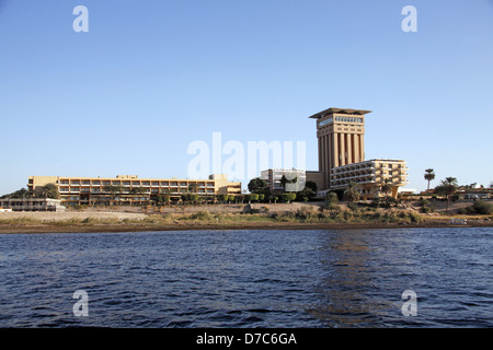 Mövenpick HOTEL Fluss Nil Assuan Ägypten 10. Januar 2013 Stockfoto