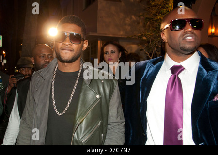 Usher und Rico Liebe Geburtstag party für Rico Love bei Vic & Angelos South Beach Restaurant Miami, Florida - 02.12.11 Stockfoto