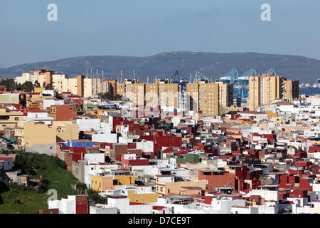 Stadtbild von Algeciras, Provinz Cádiz, Andalusien Spanien Stockfoto