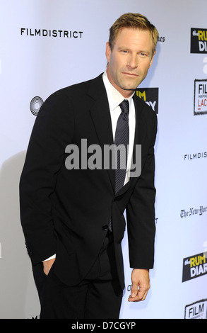 Aaron Eckhart "The Rum Diary" Premiere statt im LACMA Bing Theater - Ankünfte Los Angeles, Kalifornien - 13.10.11 Stockfoto