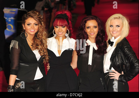 Jesy Nelson, Leigh-Anne Pinnock, Jade Thirlwall und Perrie Edwards von kleinen Mix Royal Film Performance 2011: Hugo in 3D an Stockfoto