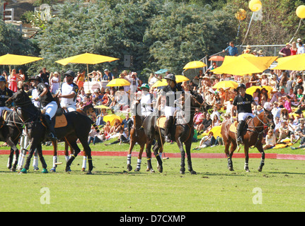 Atmosphäre der Veuve Clicquot Polo Classic match bei Will Rogers State historic Park Los Angeles, Kalifornien - 09.10.11 Stockfoto