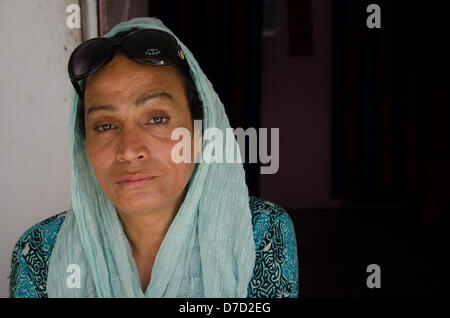 Transgender Wahlkandidaten in Pakistan Stockfoto