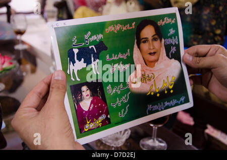 Transgender Wahlkandidaten in Pakistan Stockfoto