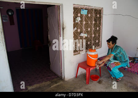 Transgender Wahlkandidaten in Pakistan Stockfoto