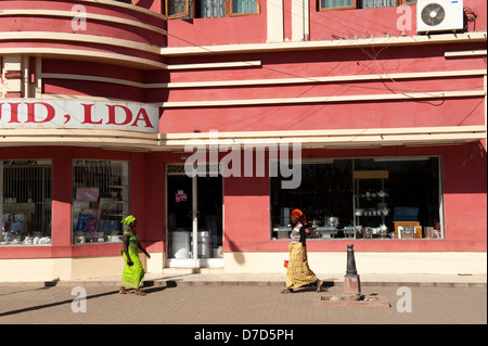 Art-Deco-Architektur, Nampula, Mosambik Stockfoto