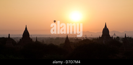 Bagan Sonnenaufgang, Myanmar Stockfoto