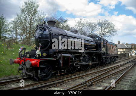 1940 Lokomotive Dampflok Motor K1 Nr. 62005 Anlässlich des 40. Jahrestages der North Yorkshire Moors Railway, Grosmount, Großbritannien Stockfoto