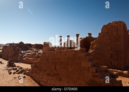 Großes Gehäuse, Musawwarat es-Sufra, Nord-Sudan Stockfoto