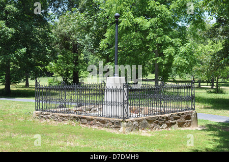 Washington Light Infantry Monument befindet sich in Cowpens National Battlefield Stockfoto