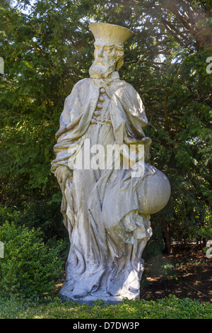 Buckinghamshire England, Cliveden, Marco Polo statue Stockfoto