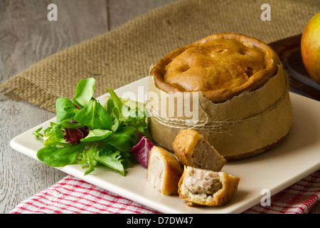 Melton Mowbray Pork pie Stockfoto