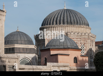 Die Sehzade Moschee in Istanbul, Türkei Stockfoto