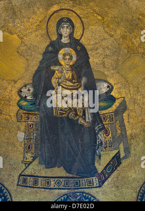 Hagia Sophia ist eine ehemalige orthodoxen patriarchalischen Basilika, später eine Moschee und heute ein Museum in Istanbul. Stockfoto