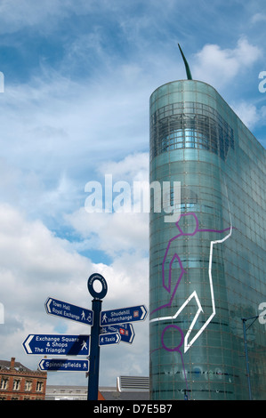 Das Urbis Gebäude, jetzt das National Football Museum, Manchester, England, UK Stockfoto