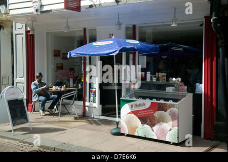 Shop stall Rochester High Street Rochester Kent Stockfoto