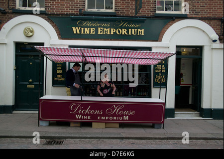 Shop stall Rochester High Street Rochester Kent Stockfoto