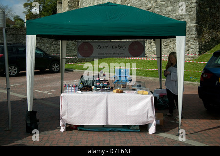 Shop stall Rochester High Street Rochester Kent Stockfoto