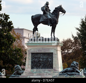 Ulysses U.S. Grant Equestrian Statue Bürgerkrieg Memorial Capitol Hill Washington DC Stockfoto