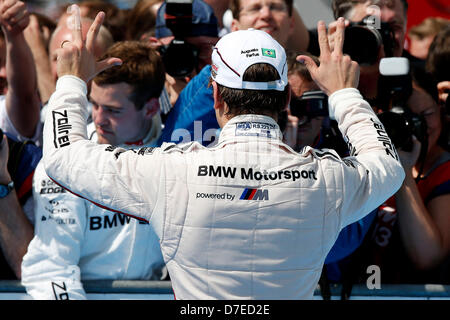 7 Augusto Farfus (BR, BMW Team RBM, BMW M3 DTM), Motorsport / DTM: Deutsche Tourenwagen Meisterschaft 2013 1. Runde in Hockenheim (D) Stockfoto