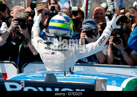 Parc Fermé, 7 Augusto Farfus (BR, BMW Team RBM, BMW M3 DTM), Motorsport / DTM: Deutsche Tourenwagen Meisterschaft 2013 1. Runde in Hockenheim (D) Stockfoto