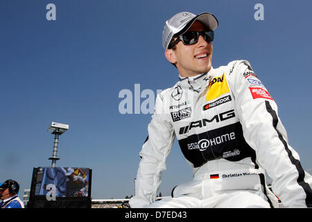 Motorsport / DTM: Deutsche Tourenwagen Meisterschaft 2013 1. Rennen in Hockenheim, #9 Christian Vietoris (GER, Mercedes AMG DTM-Team / DTM Mercedes AMG C-Coupé), Stockfoto